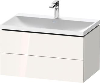 Duravit Duravit L-cube C-shaped Ensemble Suspendu, 2 Tiroirs, Sans