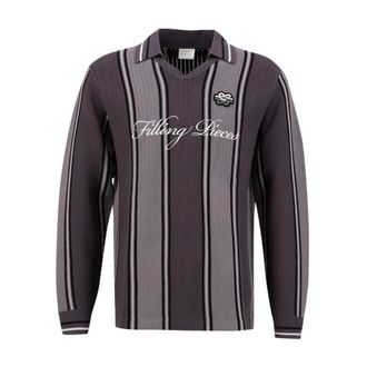 Filling Pieces Camiseta de punto estilo f&uacute;tbol - Knitwear - Hombre - Gris - XL