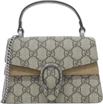 Gucci Borsa a mano vintage Pre-owned in tela - - Pre-owned - Donna - Beige - ONE SIZE