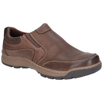 Hush Puppies Heren Jasper Nubuck Leren Slip On Schoen (Bruin)