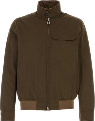Palt&ograve; Mud Cotton Blend Arturo Jacket