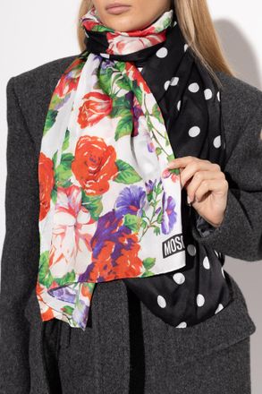 Moschino Silk Scarf, Unisex, Multicolour