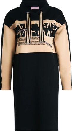 Betty Barclay Kleedjes, Dames, Beige, XL, Easy-Fit Jersey Jurk