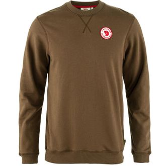Fj&auml;llr&auml;ven Mens 1960 Logo Badge Sweater Brown XL