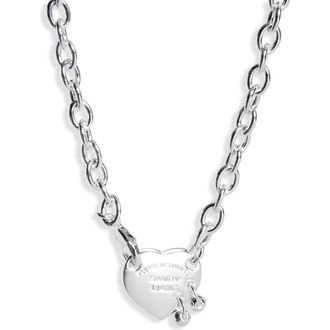 Sandy Liang Return to Sandy Pendant Necklace in Silver at Nordstrom