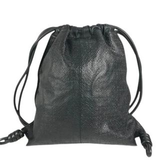 Loewe Pre-owned Backpacks, unisex, Black, Size: ONE SIZE Pre-owned Leather Backpack
