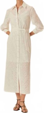Exquise Kiara Midi Dress In White