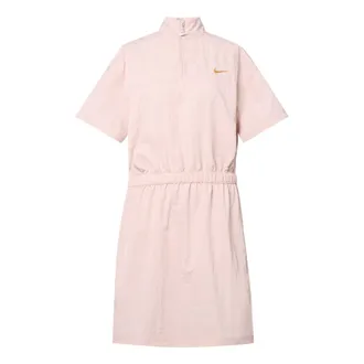 Nike (WMNS) AS W Nike Sportswear SWSH WVN SS DRESS PINK OXFORD DM6198-601