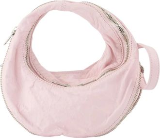 Alexander Wang Roze Leren Mini Crossbody Tas - Dames - Handtassen - Roze - ONE Size - Leer - Tassen