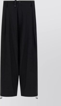 Yohji Yamamoto tailored trousers with pleated front and pockets