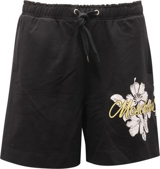 Moschino Bermuda Short Zwemkleding - Heren - Korte Broeken - Zwart - S - Katoen - Korte Broeken