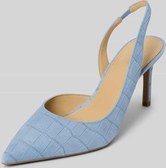 Michael Kors Slingback Pumps mit Pfennigabsatz Modell ALINA FLEX in Hellblau, Gr&ouml;&szlig;e 36