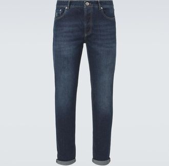 Brunello Cucinelli Traditional Fit slim-leg jeans