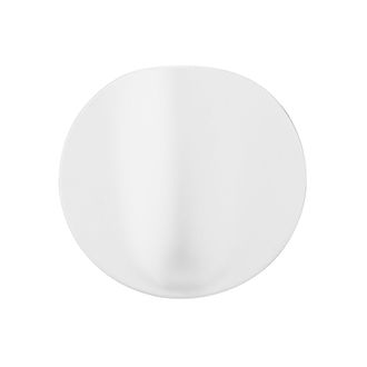 Zafferano Sirio Lampada Da Parete Led 8w In Ceramica Bianca Con Diffusore In Policarbonato Opale, Design Made In Italy Per Illuminazione Interna DArredo