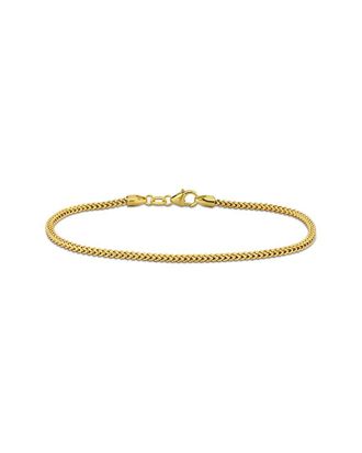 Italian Gold, Inc 10K Italian Gold Franco Link Chain Ankle Bracelet