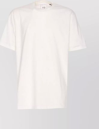 Yohji Yamamoto crewneck graphic print oversize short sleeve t-shirt
