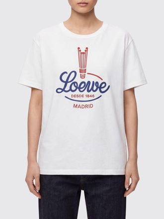 Loewe T-shirts in cotone con logo Loewe