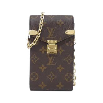 Louis Vuitton Brown Coated Canvas Phone Wallet (Pre-Owned)