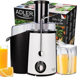 Adler Europe Ad 4128 Exprimidor Licuadora Centr&iacute;fuga 1000 W Negro, Blanco