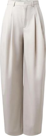 Drykorn Elicit Wijde Broek - Dames - Wijde Broeken - Beige - W25 L34 - Wol - Broeken