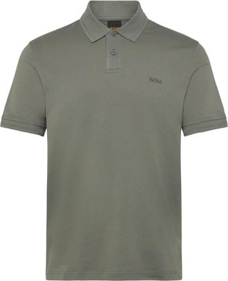 HUGO BOSS Pe_Interlock 50520109 Polo - Heren - Polos - Groen - 3XL - Katoen - Tops