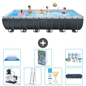 Intex Piscina Ultra Xtr Rectangular - 732x366x132 Cm - 8-piezas S599
