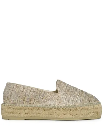 Manebì Espadrilles con suola piatta - Oro