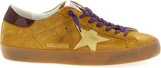 Golden Goose Sneakers, male, Brown, 7 UK, Superstar Suede Trainers
