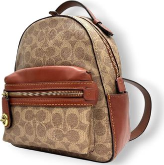 Coach Pvc Leather Backpack (Pre-Owned)