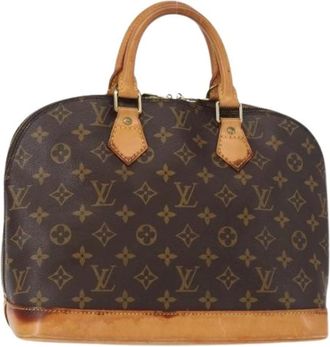 Louis Vuitton Pre-owned Handbags, female, Brown, Size: ONE SIZE Pre-owned Vintage Canvas Handbag