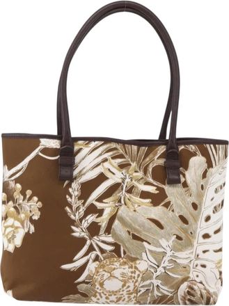 Ferragamo Vintage Tote Bag Canvas Canvas Tote Bag Bag (Pre-Owned)
