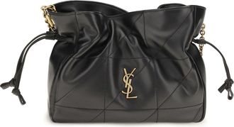 Saint Laurent Womens Pouch Jamie Black Lambskin Shoulder Bags