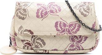Bottega Veneta Pre-owned Bottega Veneta Small Nappa Intrecciomirage Butterfly Chain Crossbody Ladies NAQIDJJGI91A17Z3