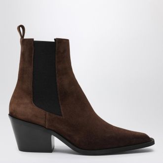 A.Emery The Leo ankle boots in cognac suede