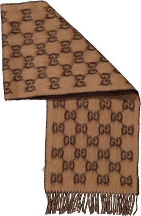 Gucci GG Alpaca Wool Scarf