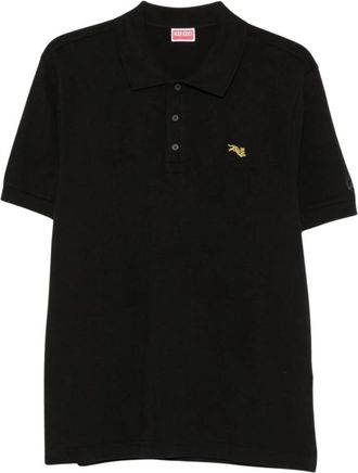 Kenzo Jumping Tiger Slim Polo - Heren - Polos - Zwart - M - Katoen - Tops