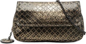 Bottega Veneta Pre-owned Bottega Veneta Metallic Calfskin Intrecciomirage Chain Flap Crossbody Ladies Y46P7YJOUTPE7YW6