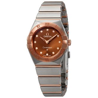 Omega Pre-owned Omega Constellation Quartz Diamond Ladies Watch 131.20.25.60.63.001
