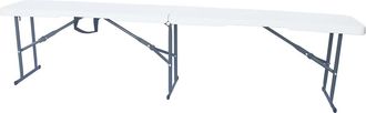 Habitat et Jardin Banco De Metal foldy - 183 X 29 X 42 Cm - Blanco