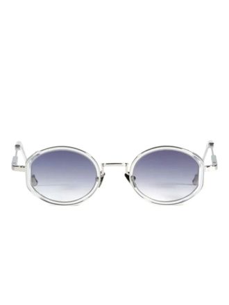 John Dalia Jared round-frame sunglasses - White