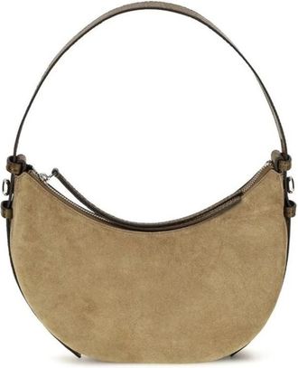 Tory Burch Bolso de Hombro Romy Crescent - Bags - Mujer - Beige - ONE SIZE
