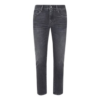 Dolce & Gabbana Denim Trousers - male - Dolce & Gabbana - Slim Fit Jeans - Gray - S - Jeans