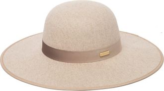 Trina Turk Faux Felt Hat in Champagne at Nordstrom Rack