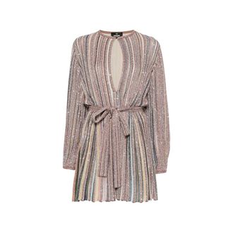 Missoni Sequin-embellished Striped Mini Dress