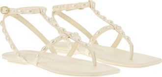 Stuart Weitzman Pearlita SH529-PY1 Sandals Womens Ivory Ankle Strap FD1393