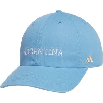 adidas Argentina Ultimate Cap in Light Blue/White/Hazy Beige at Nordstrom