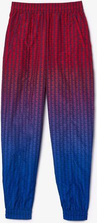 Lacoste Womens Tsuit Trousers in Red/Cobalt - Multicolour - Size 16 UK
