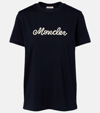 Moncler T-shirt in jersey di cotone con logo
