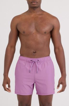 Saxx Oh Buoy 2N1 5-Inch Volley Swim Trunks in Dusty Lavender at Nordstrom, Size Xx-Large