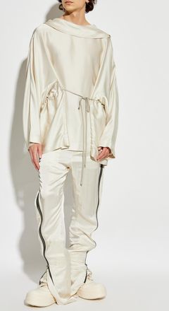 Rick Owens Trousers Bolan Banana, Mens, Cream